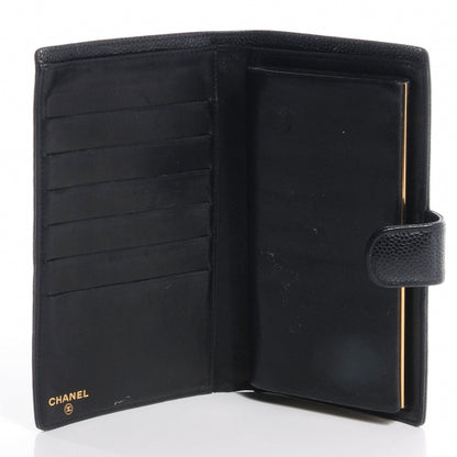 Chanel Caviar CC French Wallet Black 5 of 8