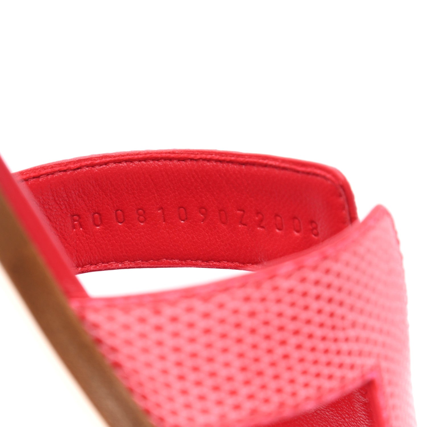 Hermes Lizard Oran Sandals 36 Pavot 8 of 8