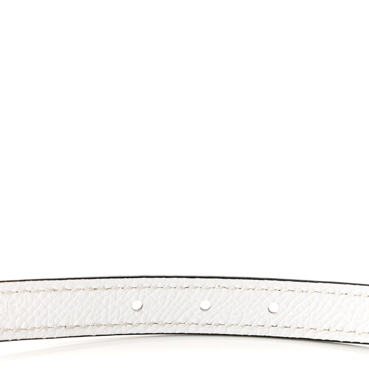 Hermes Swift Epsom 13mm Mini 5382 H Belt 80 Gold White 4 of 6