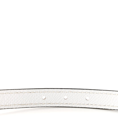 Hermes Swift Epsom 13mm Mini 5382 H Belt 80 Gold White 4 of 6