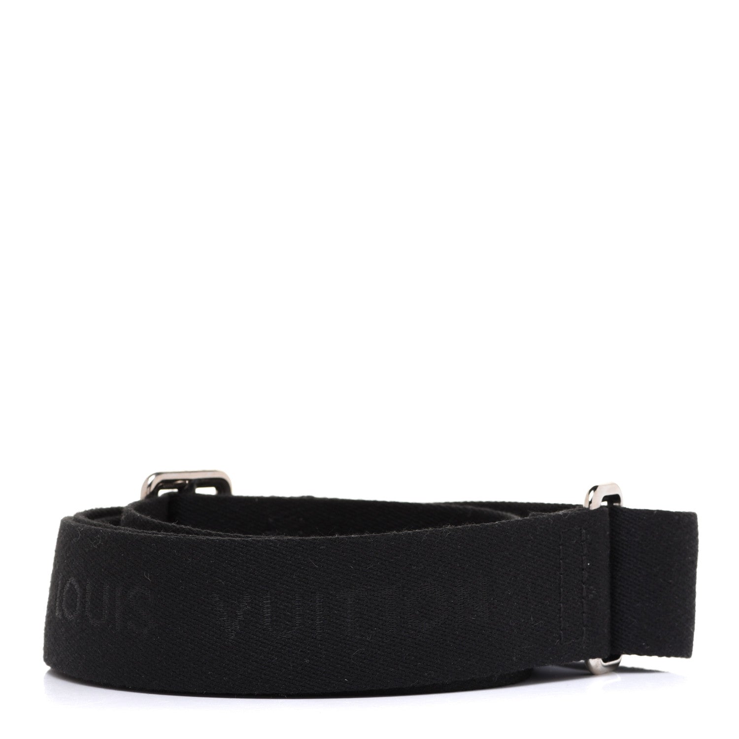 Louis Vuitton Canvas Adjustable Shoulder Strap Black 2 of 3