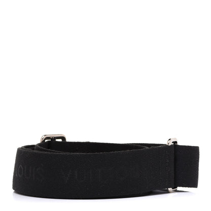 Louis Vuitton Canvas Adjustable Shoulder Strap Black 2 of 3