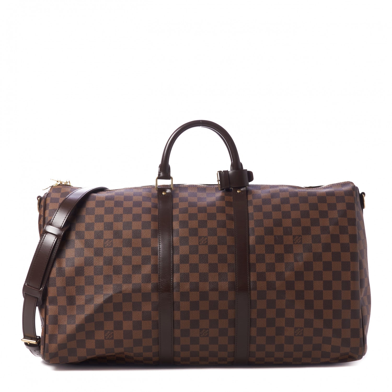 Louis Vuitton Damier Ebene Keepall Bandouliere 55 1 of 8
