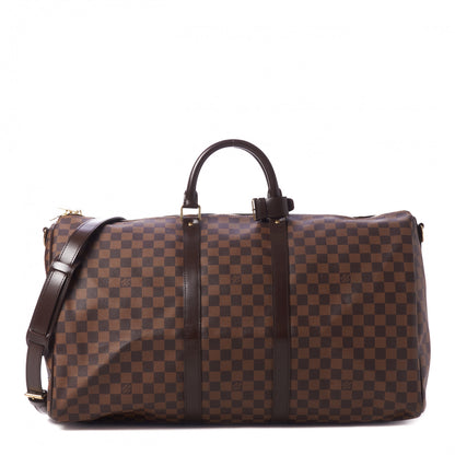 Louis Vuitton Damier Ebene Keepall Bandouliere 55 1 of 8