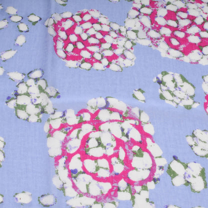 Chanel Cashmere Silk Camellia Scarf Shawl 8 of 9