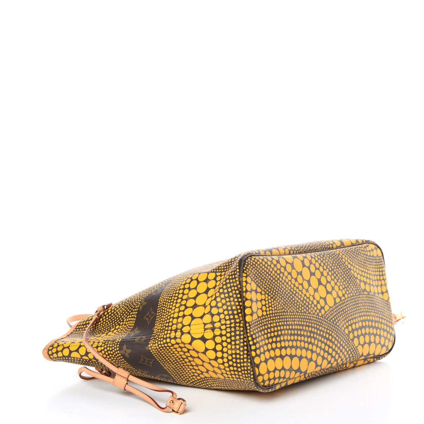Monogram Kusama Waves Neverfull MM Yellow