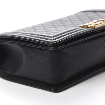 Chanel Caviar Quilted New Medium Boy Flap Black 6 of 11
