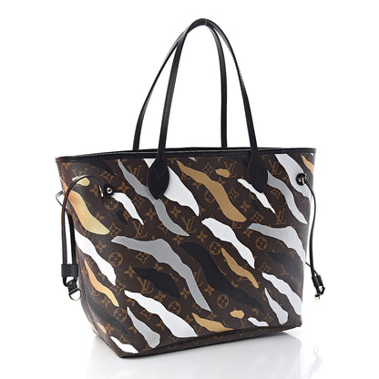 Louis Vuitton X LOL Monogram Neverfull MM Gold Silver 3 of 11