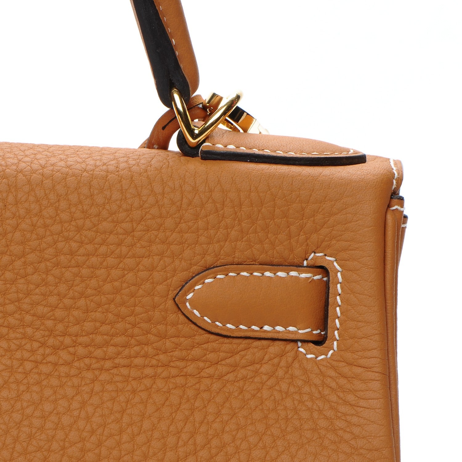 Hermes Taurillon Clemence Kelly Retourne 28 Toffee 8 of 29