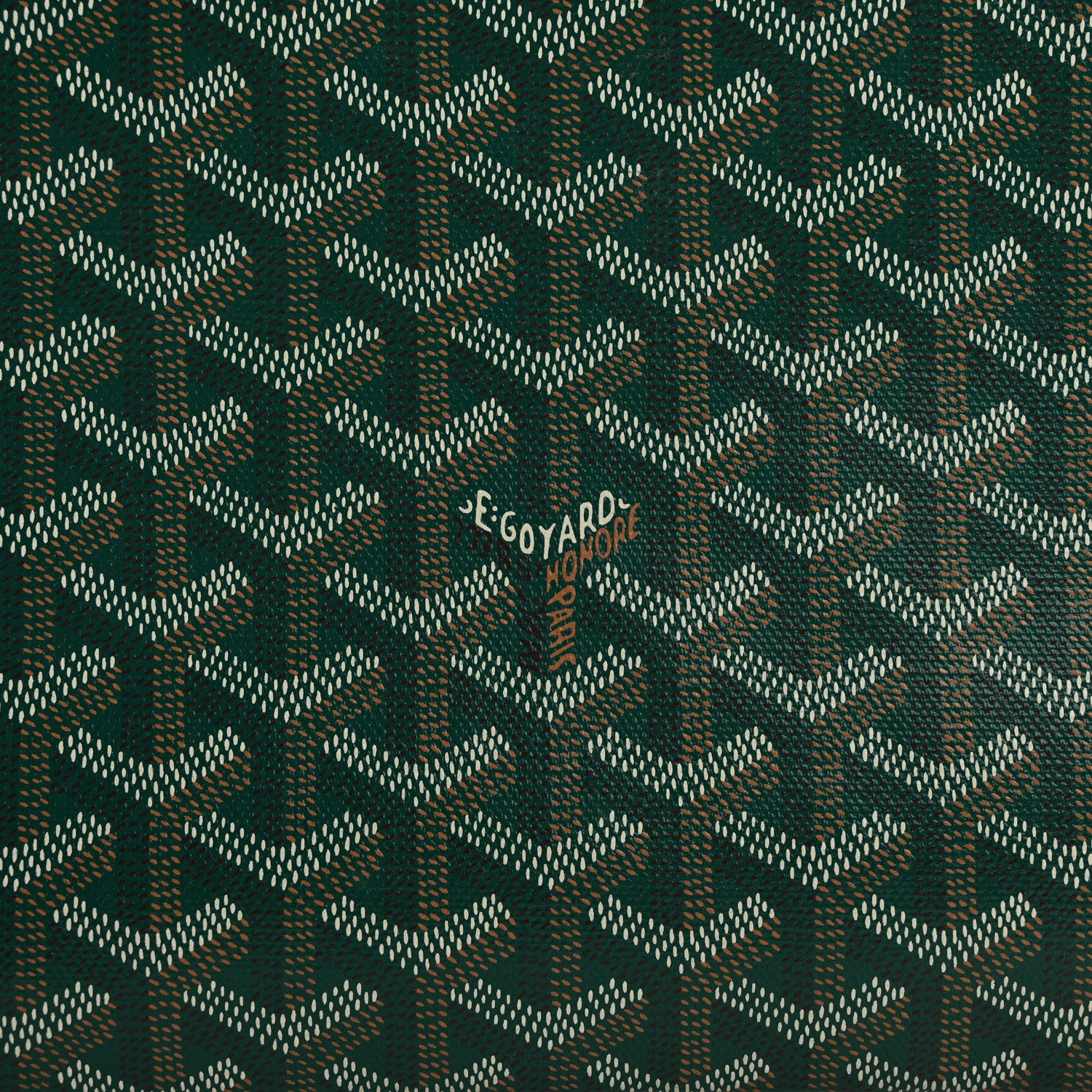 Goyard Goyardine Senat Pochette MM Green 6 of 9