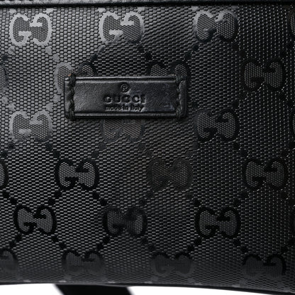 Gucci Imprime Monogram Belt Bag Black 9 of 10