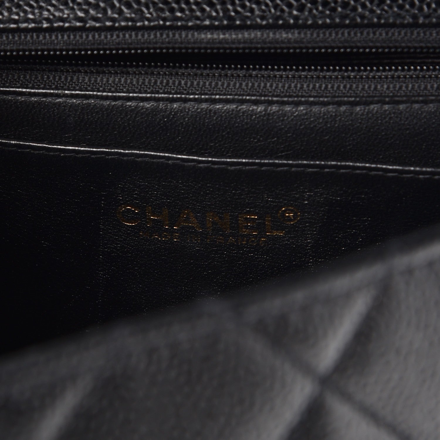 Chanel Caviar Quilted Jumbo Kelly Flap Black 6 of 12