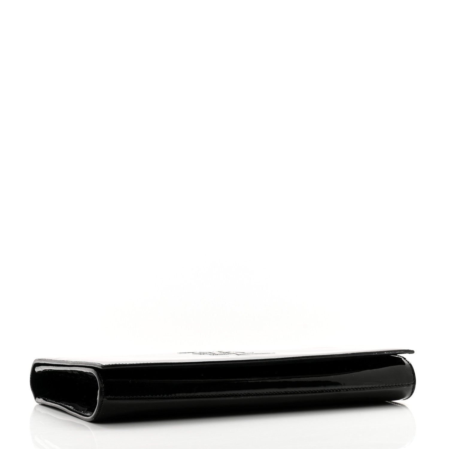 Saint Laurent Patent Monogram Large Belle De Jour Clutch Black 4 of 12
