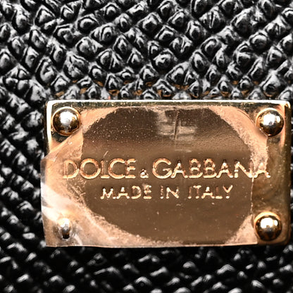 Dolce & Gabbana Dauphine Small Miss Sicily Satchel Black 6 of 17