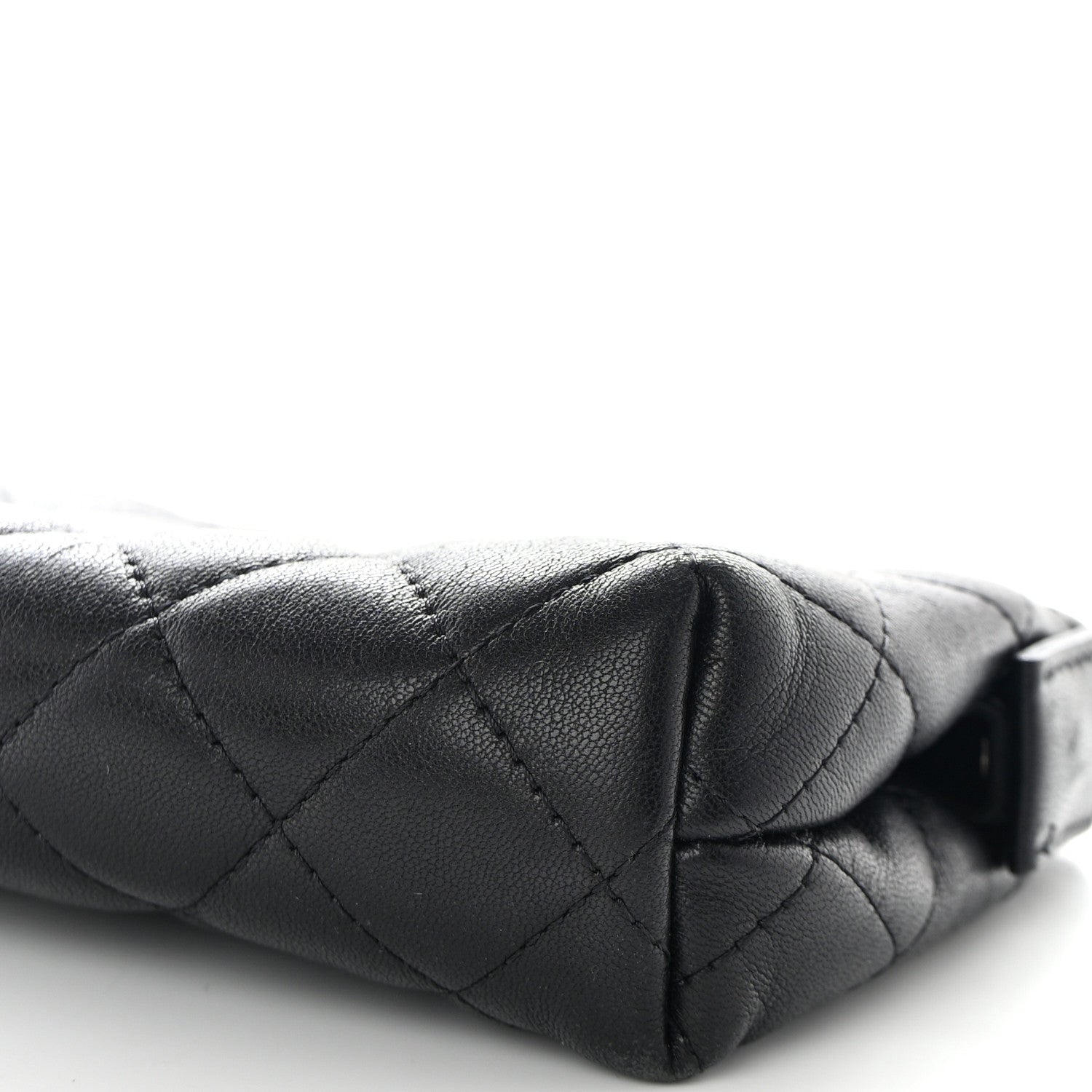 Chanel Lambskin Quilted Small Pouch Black 9 of 10
