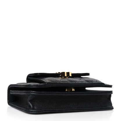 Chanel Caviar Quilted Pocket Twins Clutch With Chain Black 4 of 10