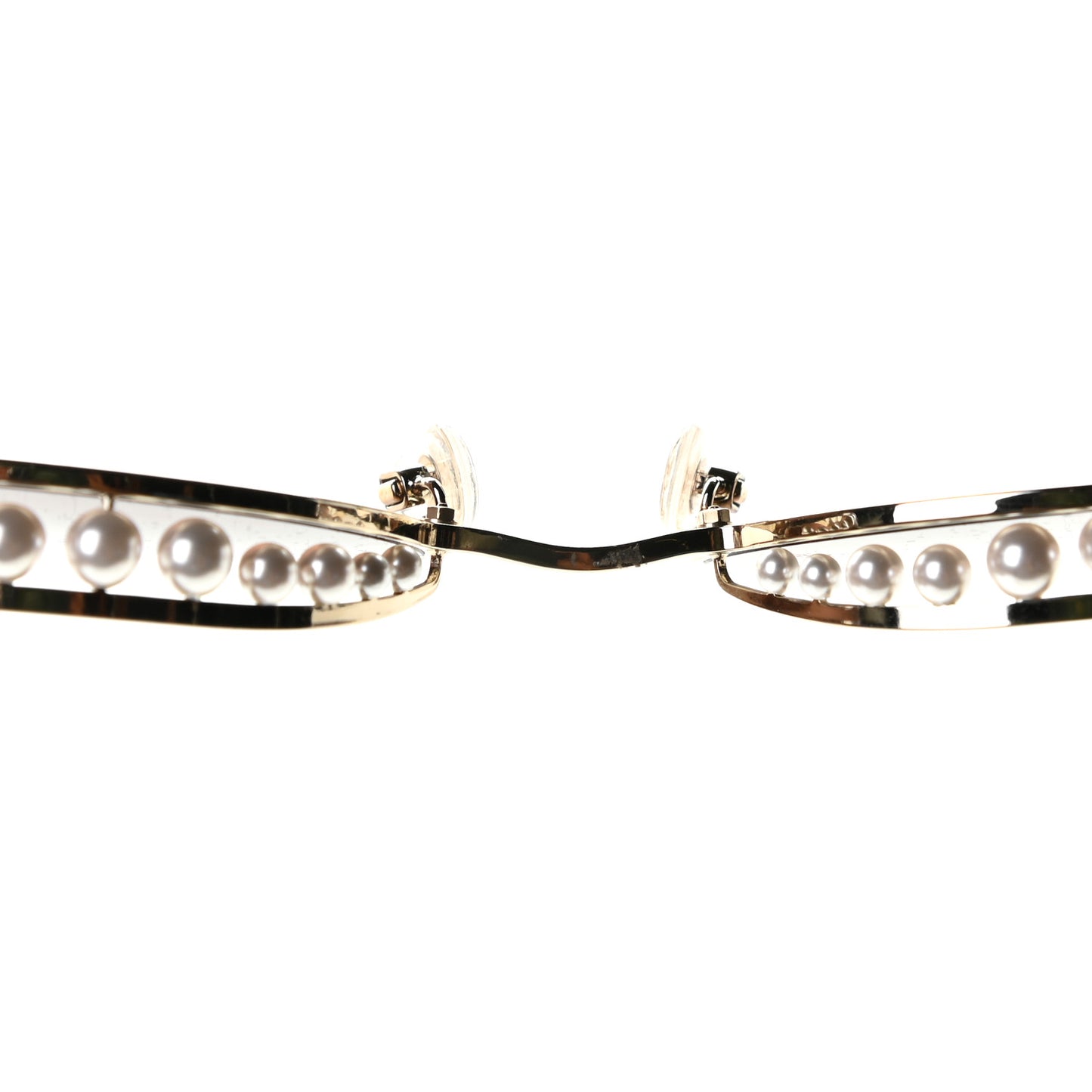 Pearl Round Sunglasses 4234-H Gold