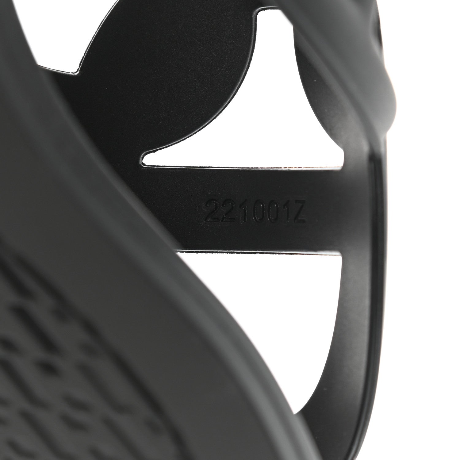 Hermes Rubber Womens Egerie Sandals 40 Black 8 of 9
