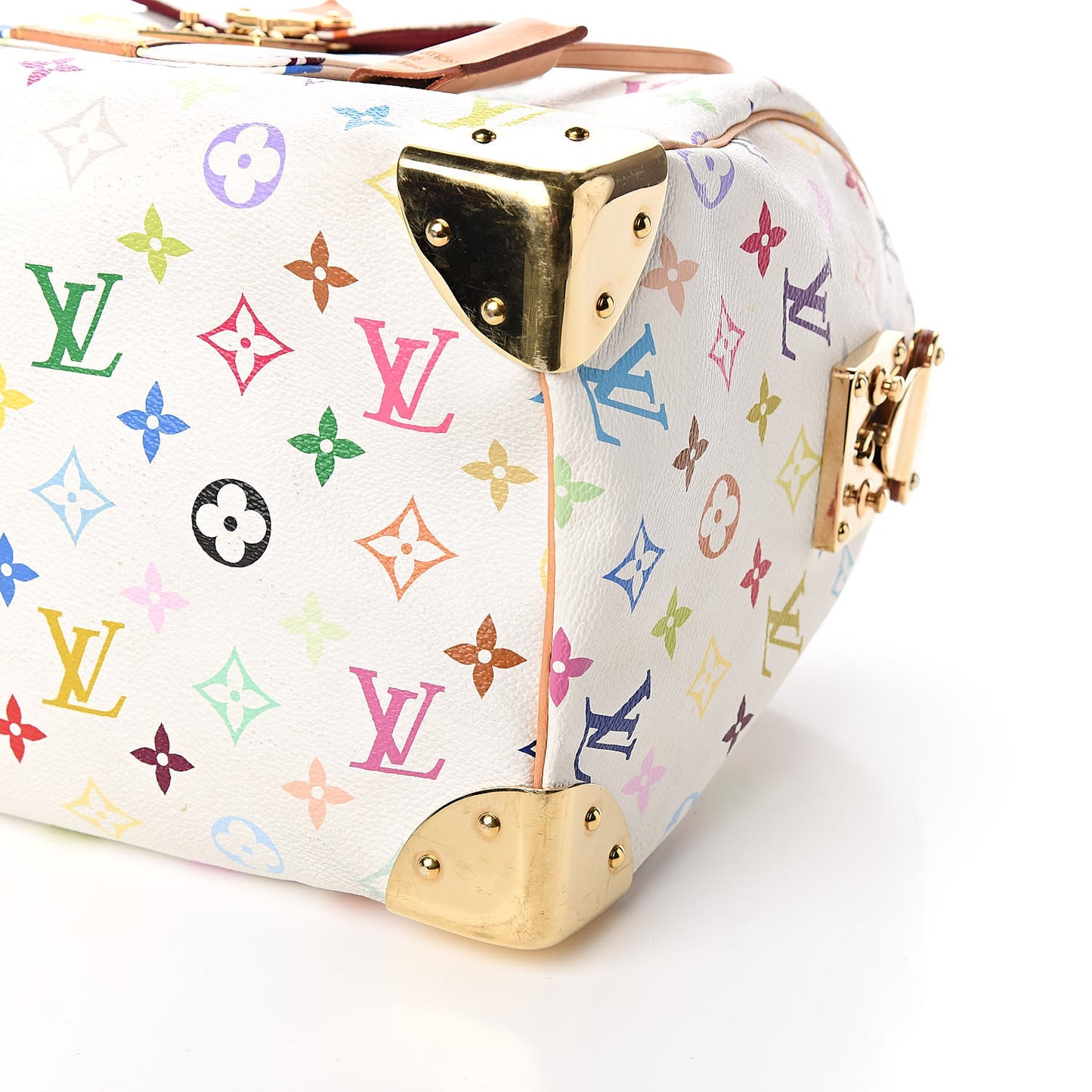Monogram Multicolor Speedy 30 White