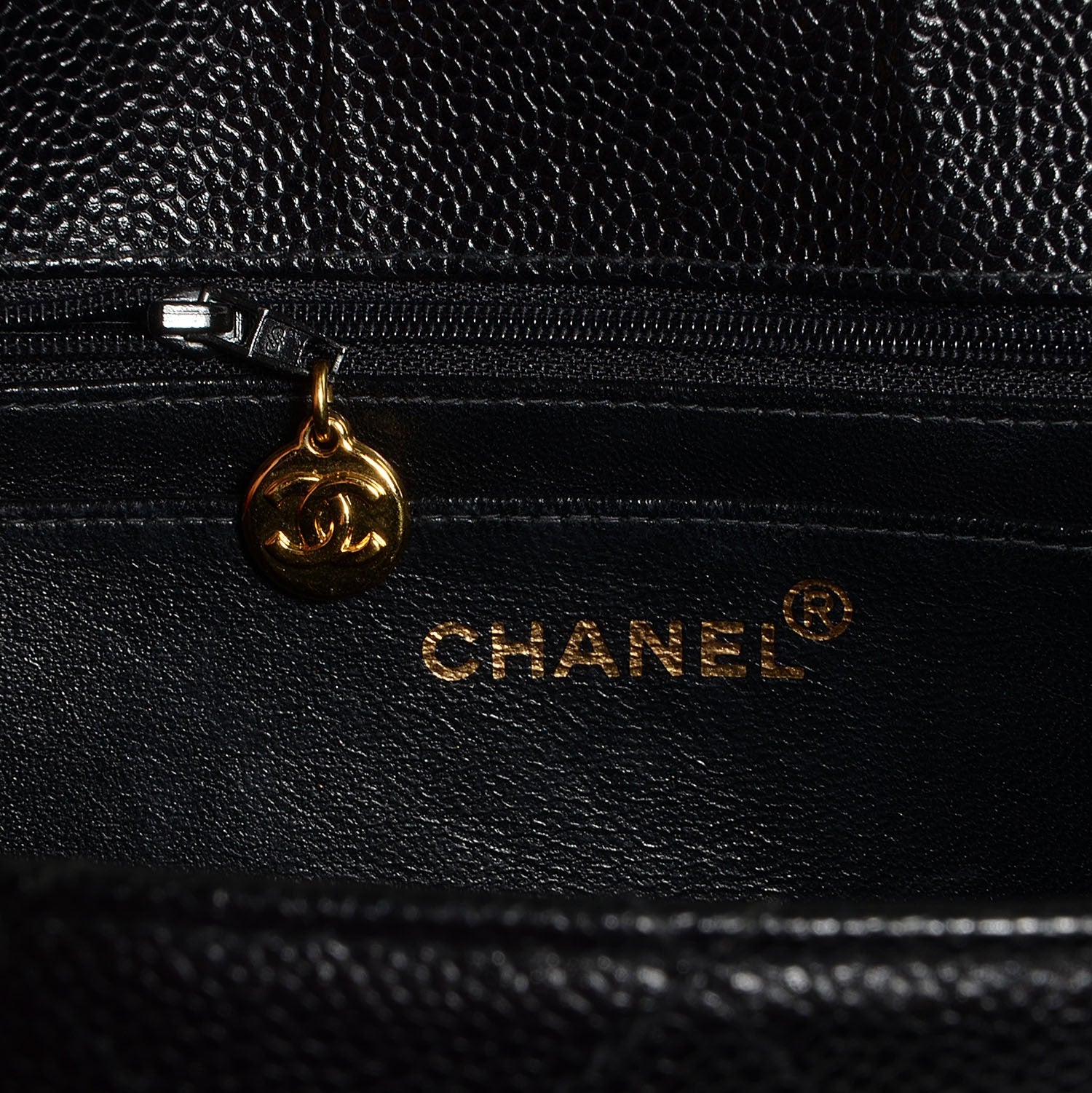 Chanel Caviar Jumbo Single Flap Black 7 of 9