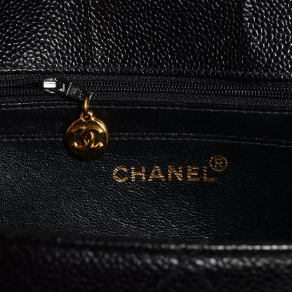 Chanel Caviar Jumbo Single Flap Black 7 of 9