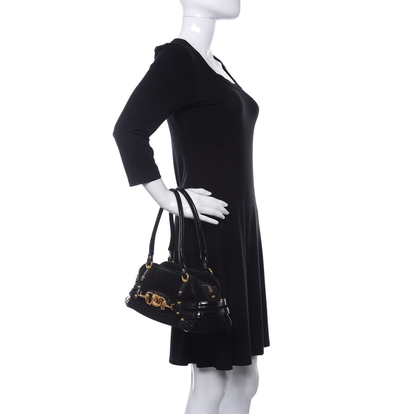 Suede Medium Wave Boston Black