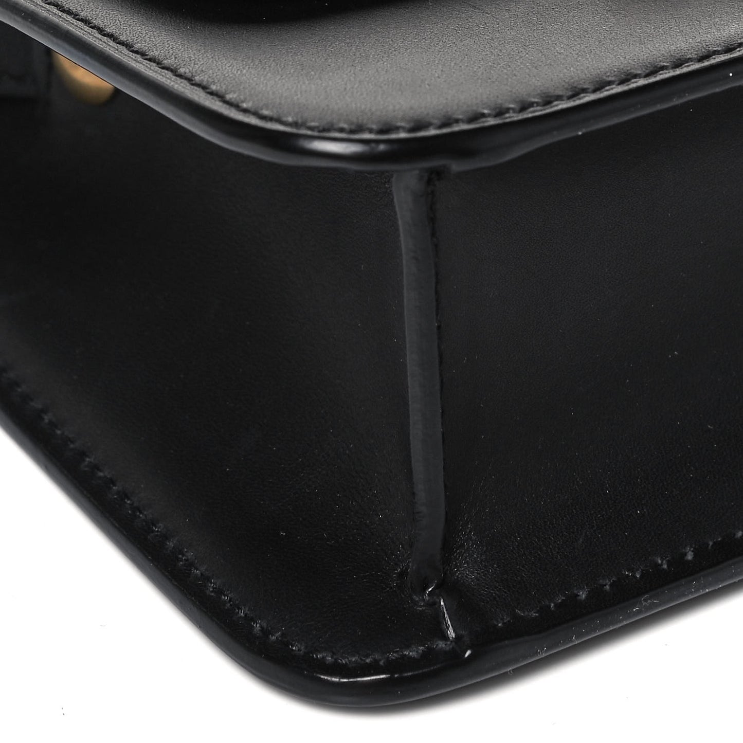 Smooth Calfskin North South Kaia Satchel Black