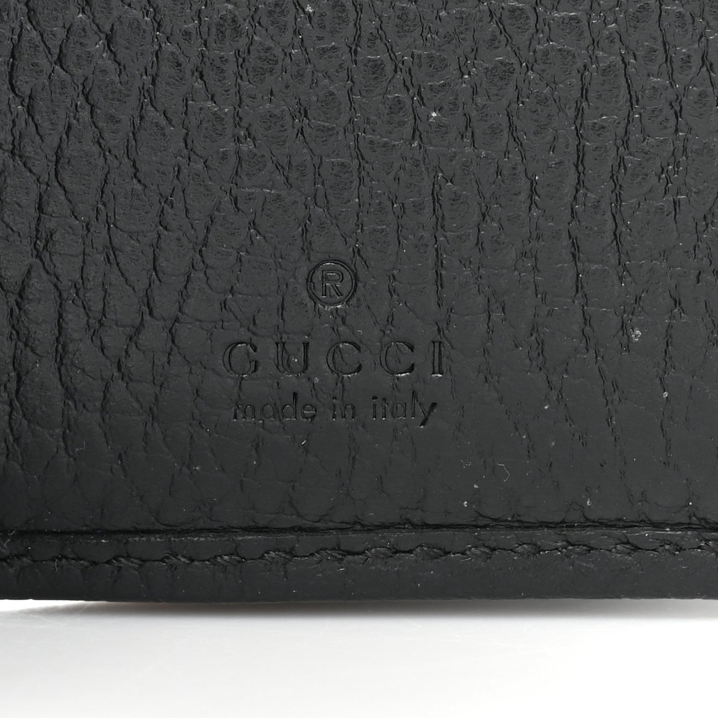 Dollar Calfskin Enamel Monochrome Medium GG Marmont Wallet