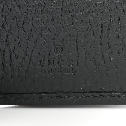 Gucci Dollar Calfskin Enamel Monochrome Medium GG Marmont Wallet 8 of 12