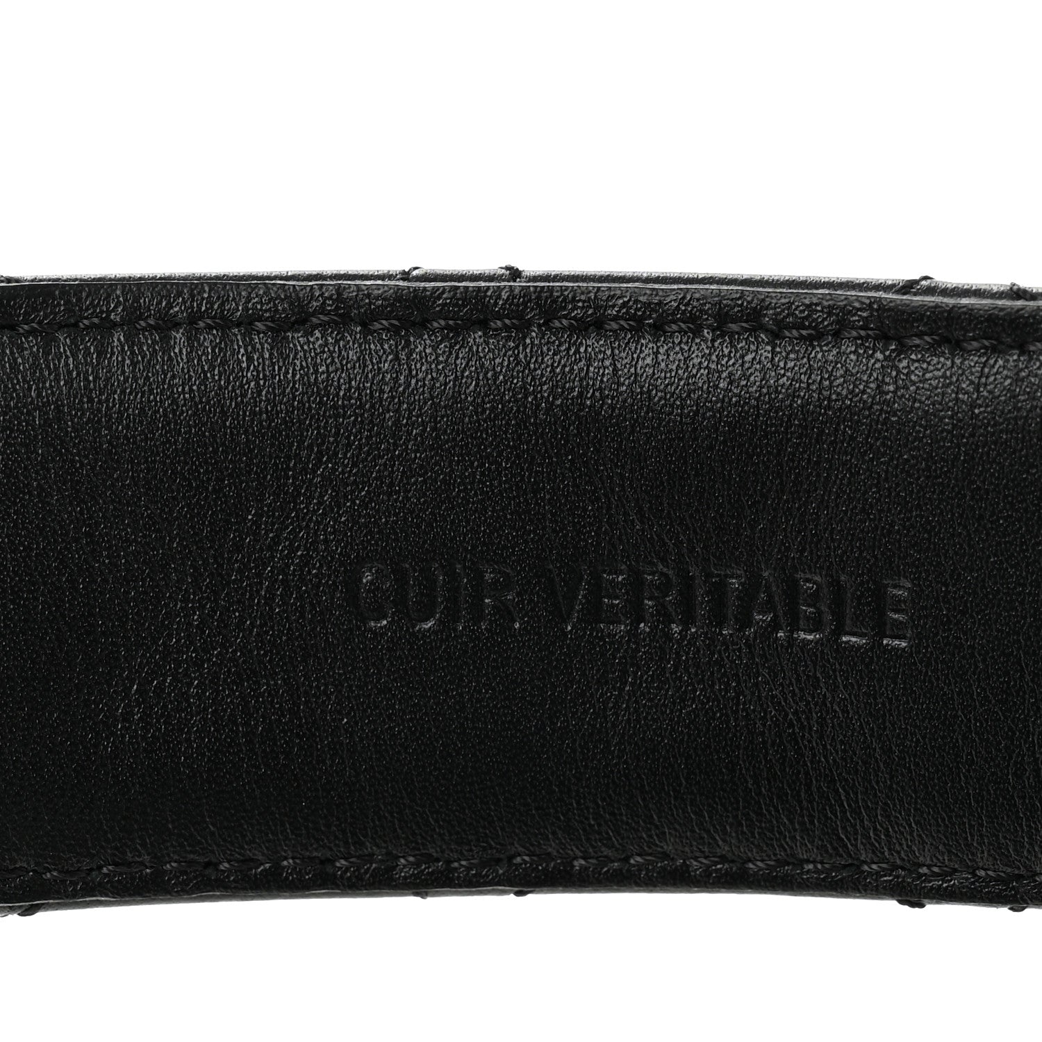 Chanel Calfskin Quilted CC Chain Belt 95 38 Black 6 of 7