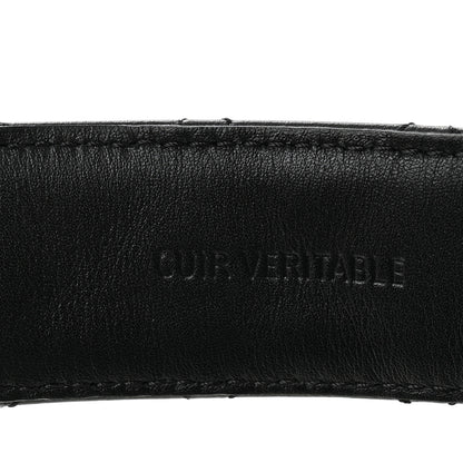 Chanel Calfskin Quilted CC Chain Belt 95 38 Black 6 of 7