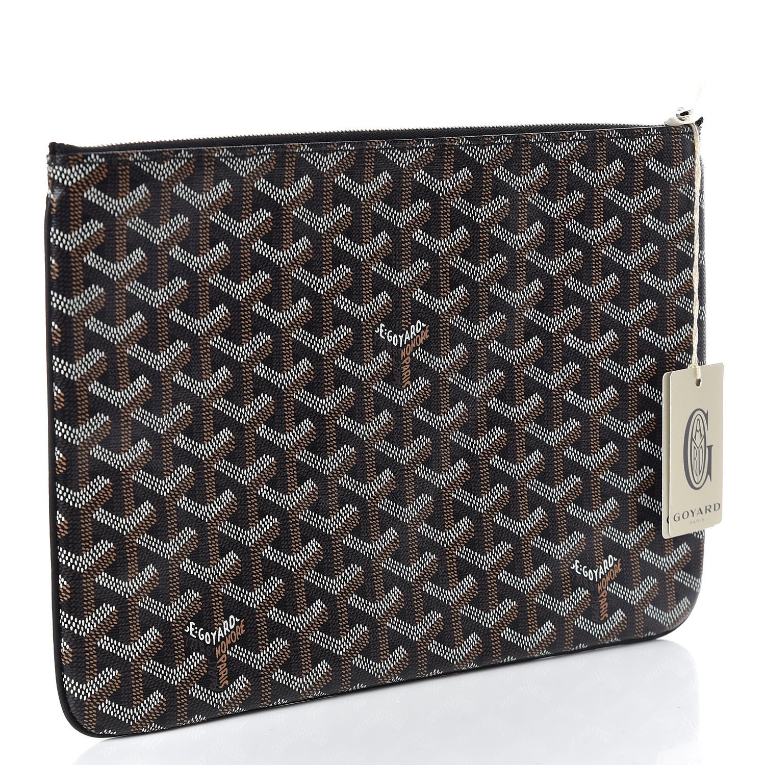 Goyard Goyardine Senat Pochette MM Black 3 of 7