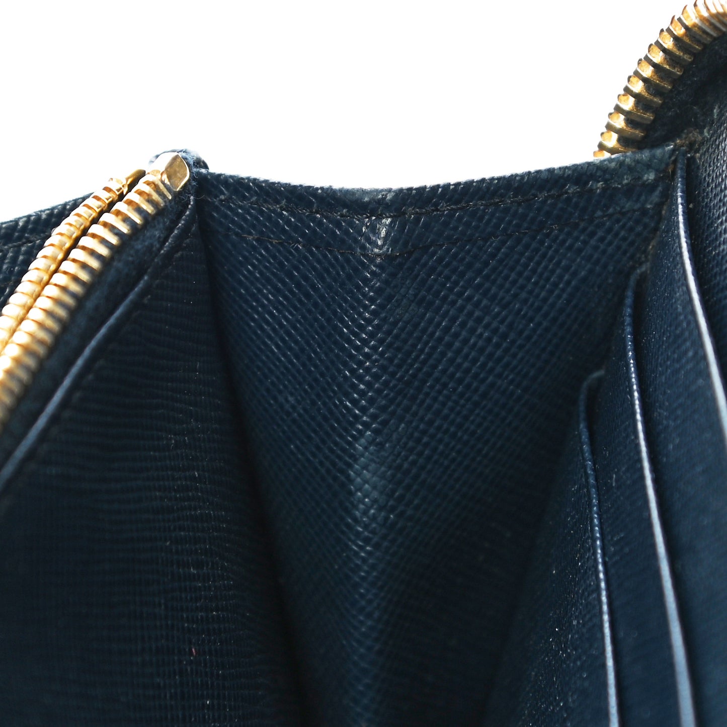 Saffiano Metal Zip Around Wallet Baltico