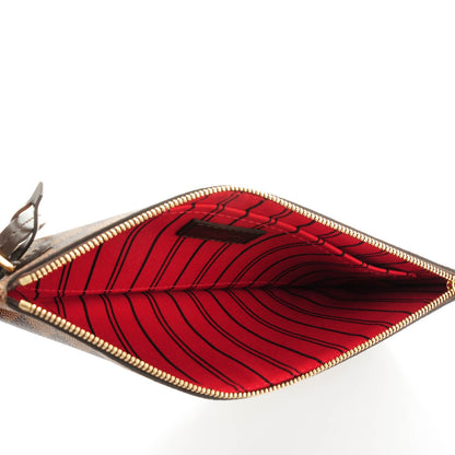 Louis Vuitton Damier Ebene Neverfull MM GM Pochette 5 of 8