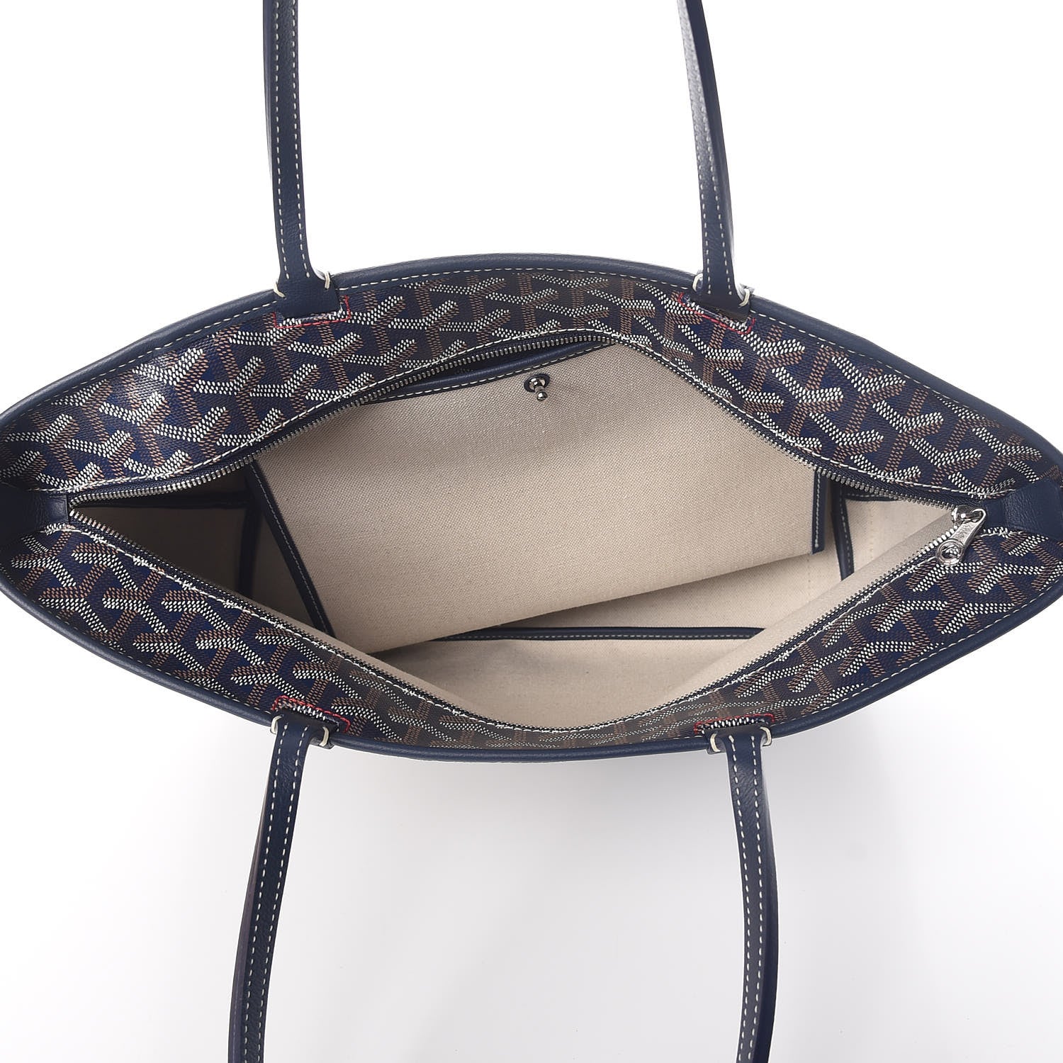 Goyard Goyardine Artois PM Navy 368781 – FASHIONPHILE