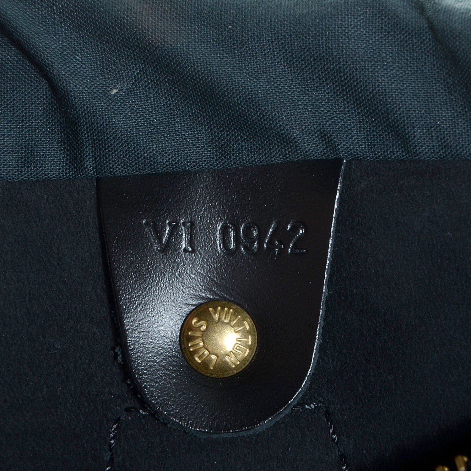 Louis Vuitton Epi Speedy 25 Black 7 of 7