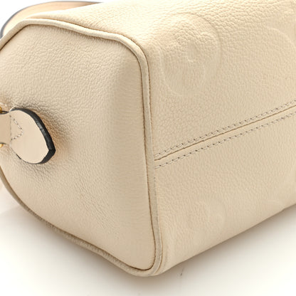 Louis Vuitton Empreinte Monogram Giant Speedy Bandouliere 20 Creme 7 of 8