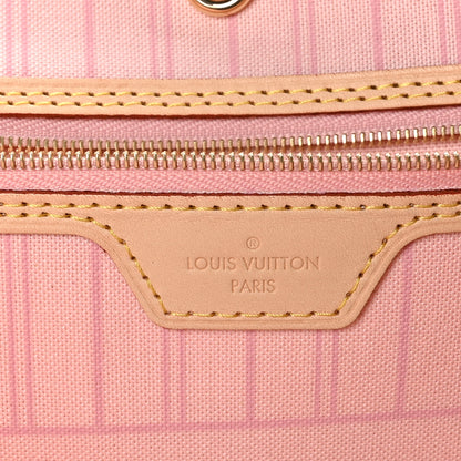Louis Vuitton Damier Azur Neo Neverfull GM Rose Ballerine 7 of 11