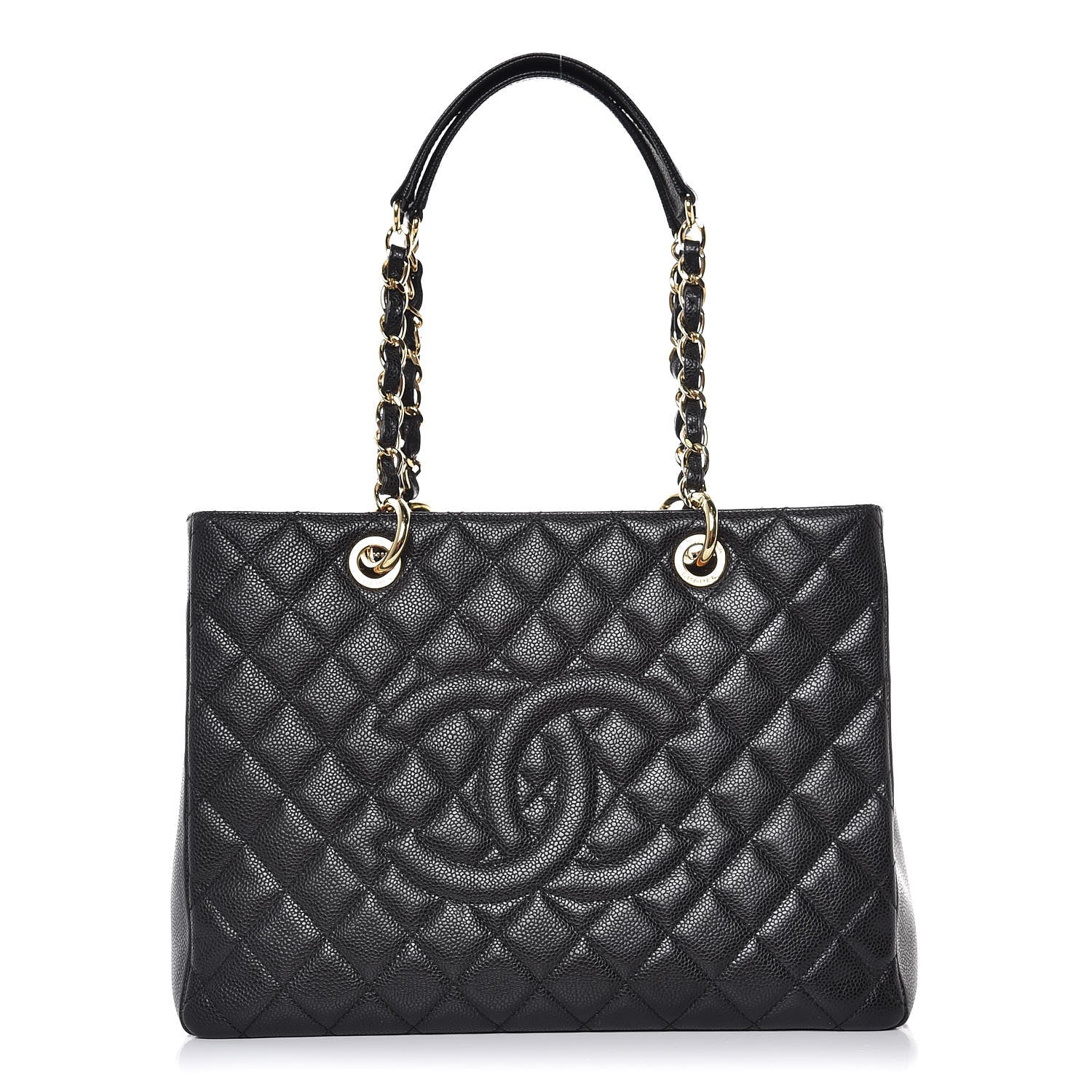 Chanel Caviar Quilted Grand Shopping Tote GST Black 1 of 13