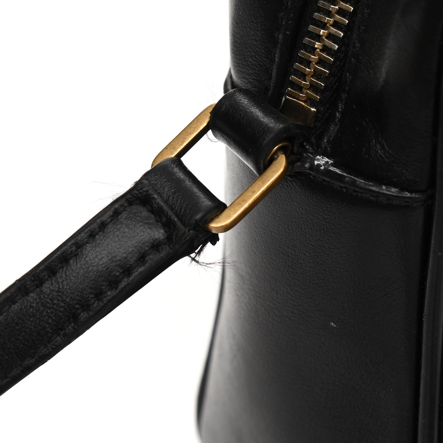 Saint Laurent Calfskin Matelasse Monogram Lou Camera Bag Black 16 of 19