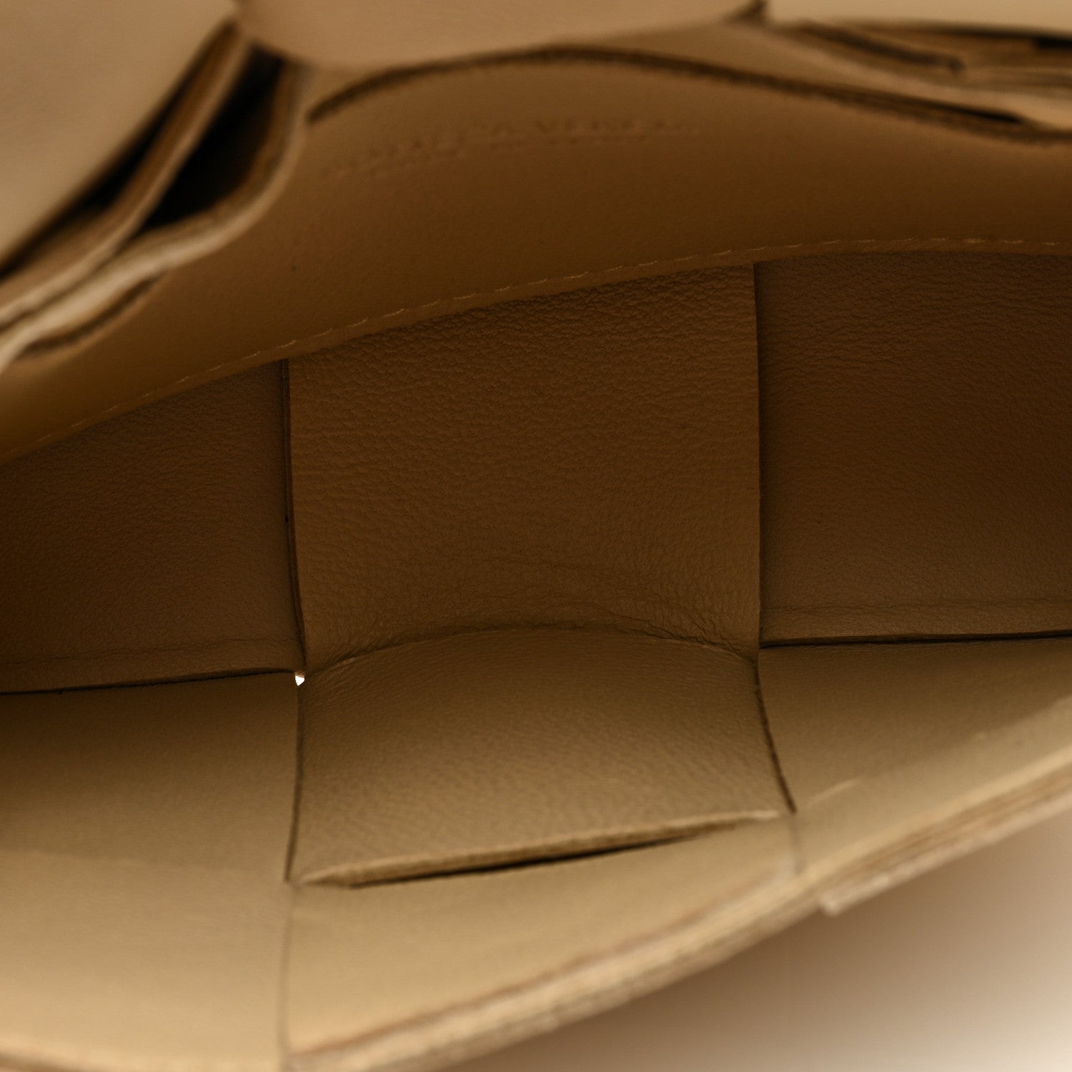 Bottega Veneta Lambskin Maxi Intreccio Candy Cassette Crossbody Bag Porridge Gold 5 of 8