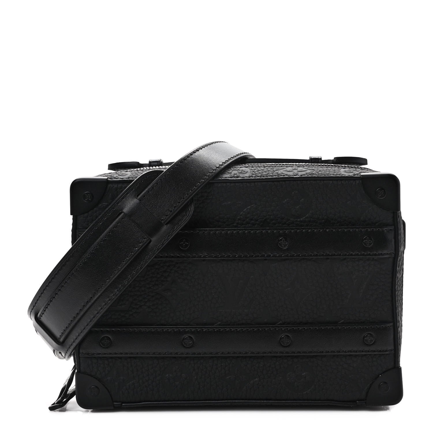 Louis Vuitton Taurillon Monogram Soft Trunk Black 1 of 8