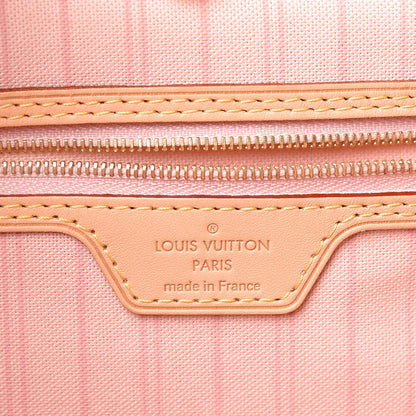 Louis Vuitton Damier Azur Delightful MM Rose Ballerine 8 of 9