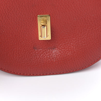 Chloe Grained Lambskin Nano Drew Shoulder Bag Plaid Red 12 of 14