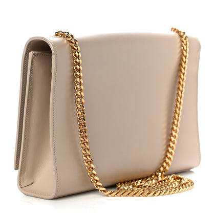 Saint Laurent Smooth Calfskin Medium Classic Monogram Kate Tassel Satchel Nude Powder 3 of 13