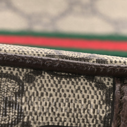 Gucci GG Supreme Monogram Web Mini Ophidia Messenger Brown 11 of 13