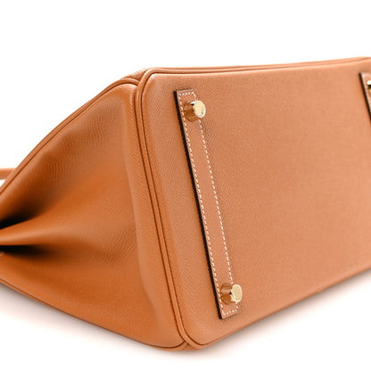 Hermes Epsom Birkin 30 Toffee 9 of 11