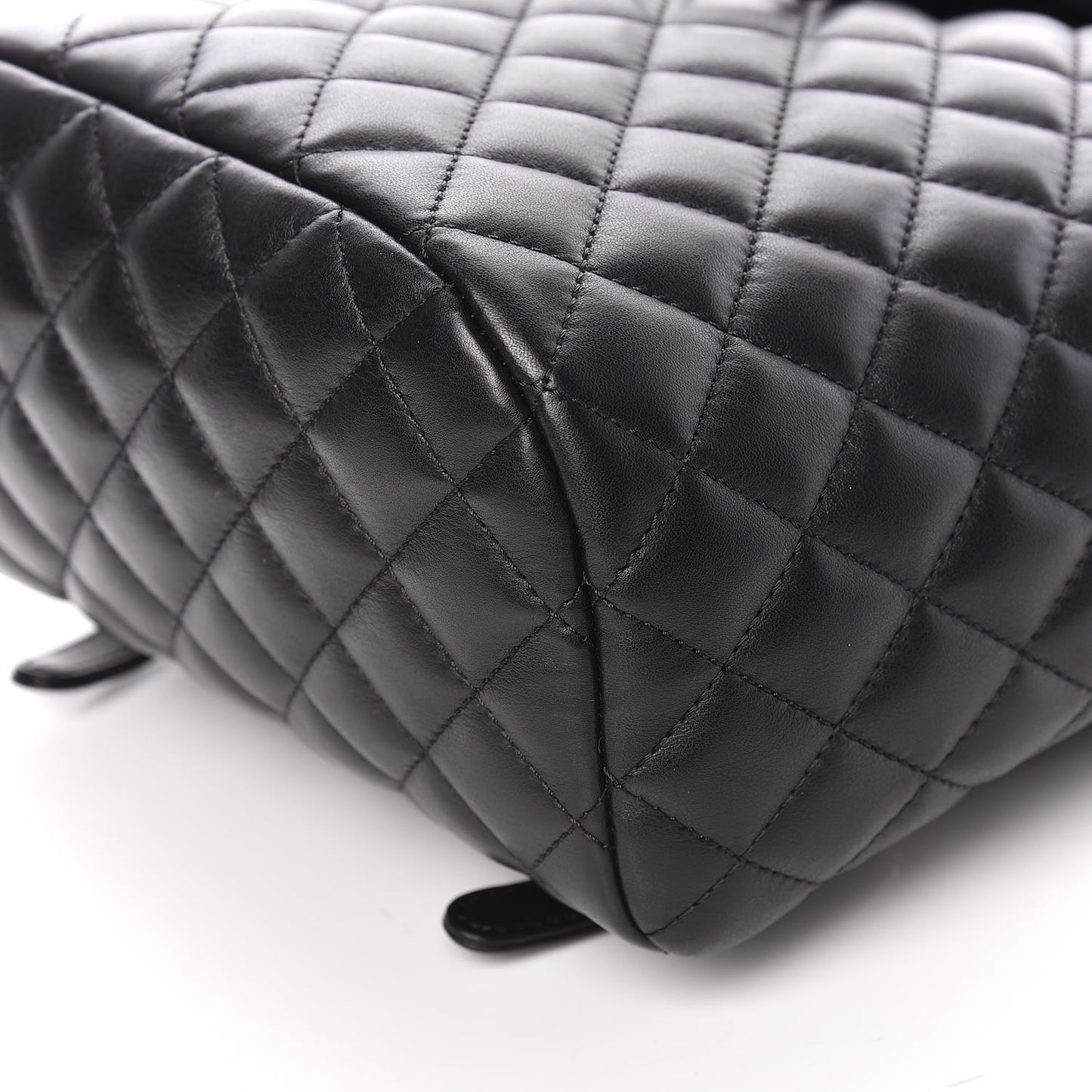 Lambskin Quilted Small Urban Spirit Backpack Black