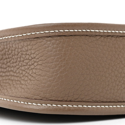 Hermes Taurillon Clemence Amazone Evelyne TPM Etoupe Bleu Indigo 9 of 11