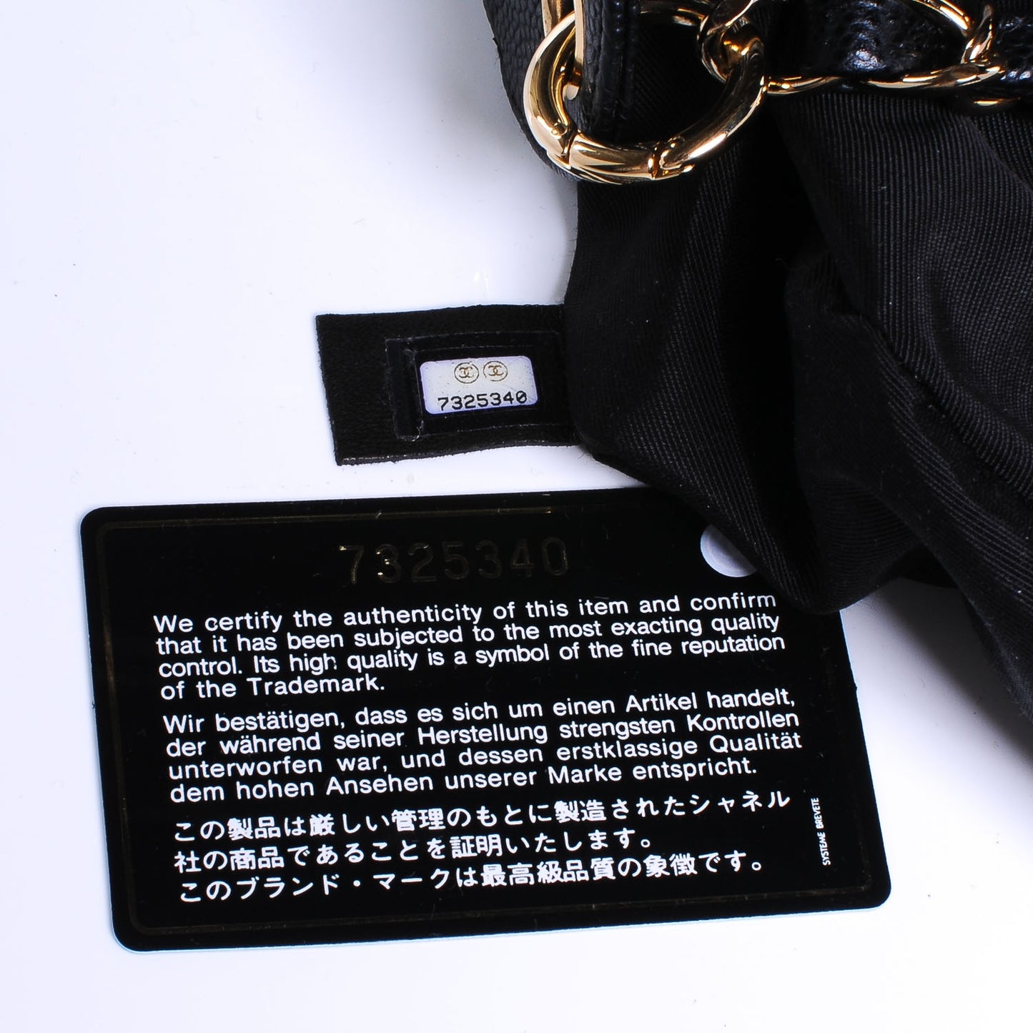 Caviar Quilted Hobo Bag Black